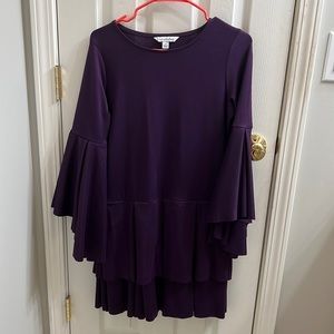 This is a very dark purple Children’s Chasing Fireflies formal dress